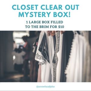 Closet clear out mystery box